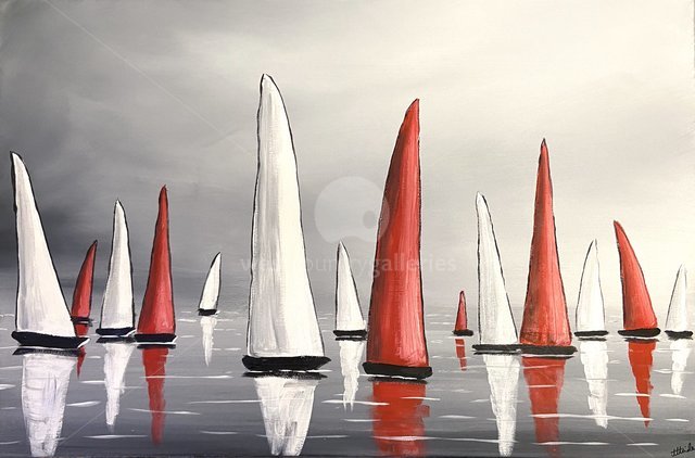 Image of Red And White Regattas